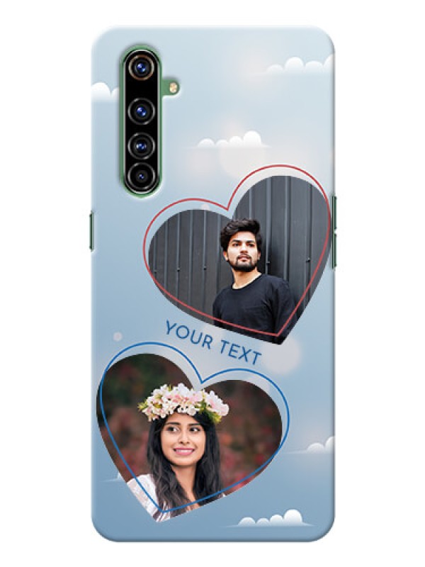 Custom Realme X50 Pro 5G Phone Cases: Blue Color Couple Design 
