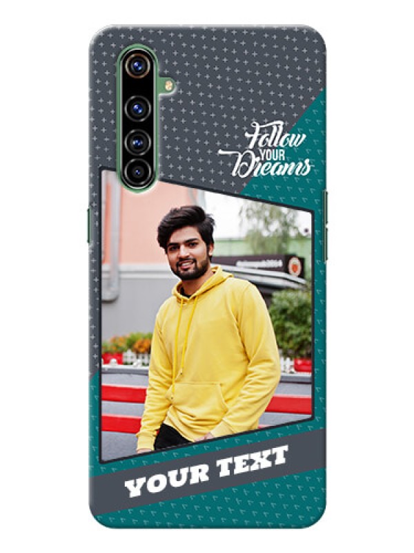 Custom Realme X50 Pro 5G Back Covers: Background Pattern Design with Quote