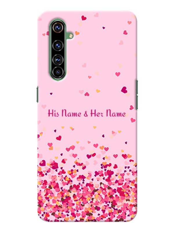 Custom Realme X50 Pro 5G Phone Back Covers: Floating Hearts Design