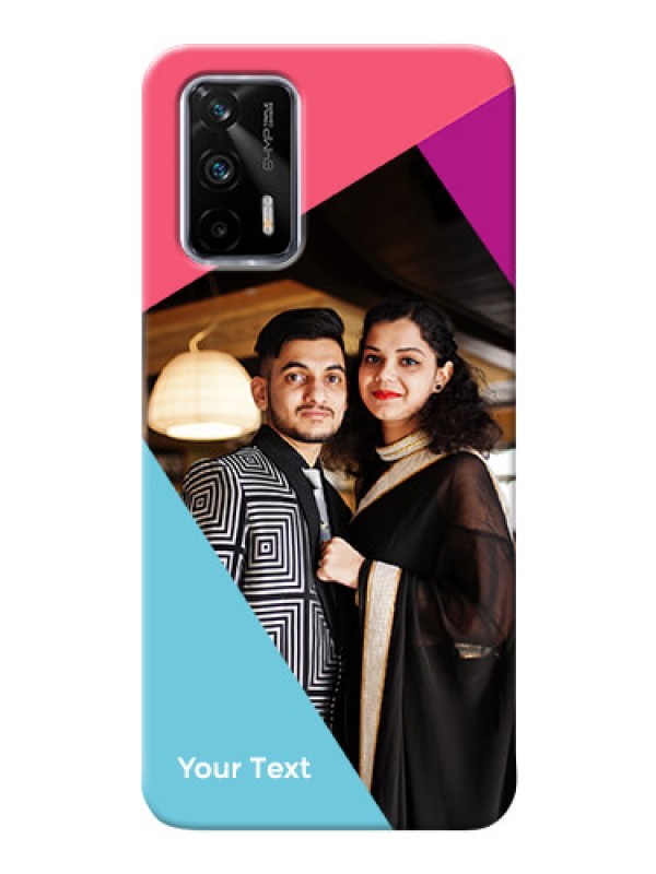 Custom Realme X7 Max 5G Custom Phone Cases: Stacked Triple colour Design