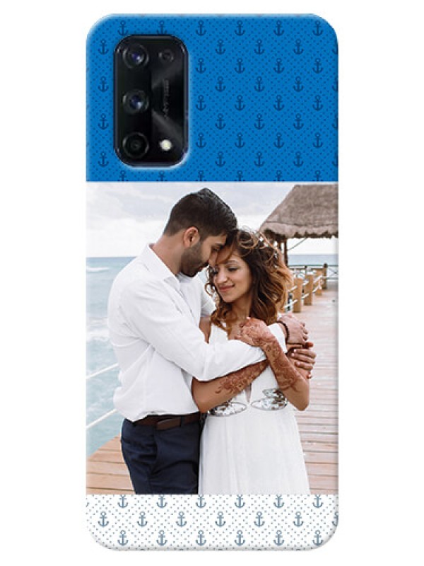 Custom Realme X7 Pro Mobile Phone Covers: Blue Anchors Design