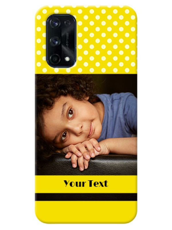 Custom Realme X7 Pro Custom Mobile Covers: Bright Yellow Case Design