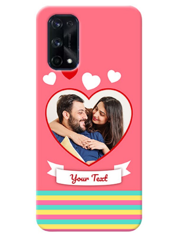 Custom Realme X7 Pro Personalised mobile covers: Love Doodle Design