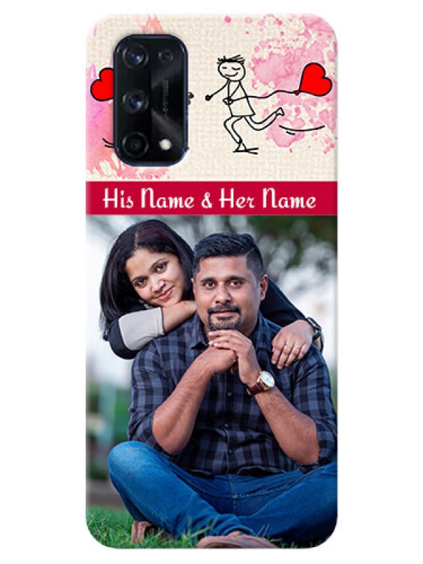 Custom Realme X7 Pro phone back covers: You and Me Case Design