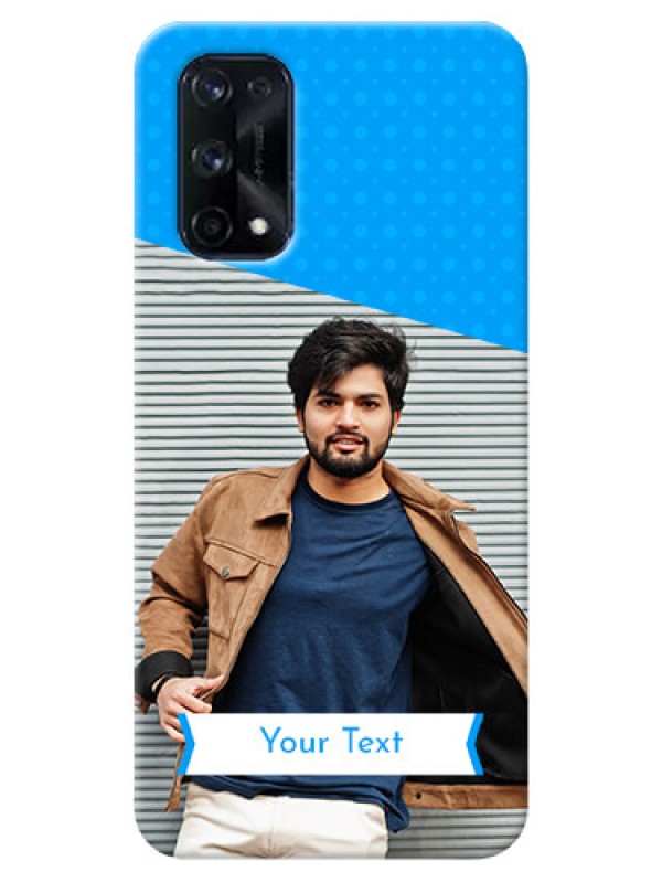Custom Realme X7 Pro Personalized Mobile Covers: Simple Blue Color Design