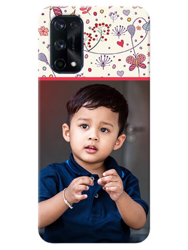 Custom Realme X7 Pro phone back covers: Premium Floral Design