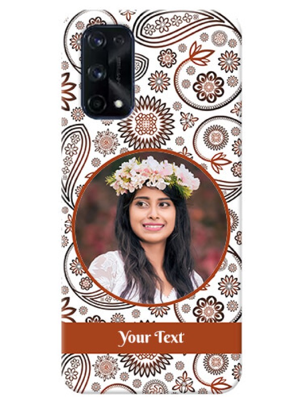 Custom Realme X7 Pro phone cases online: Abstract Floral Design 
