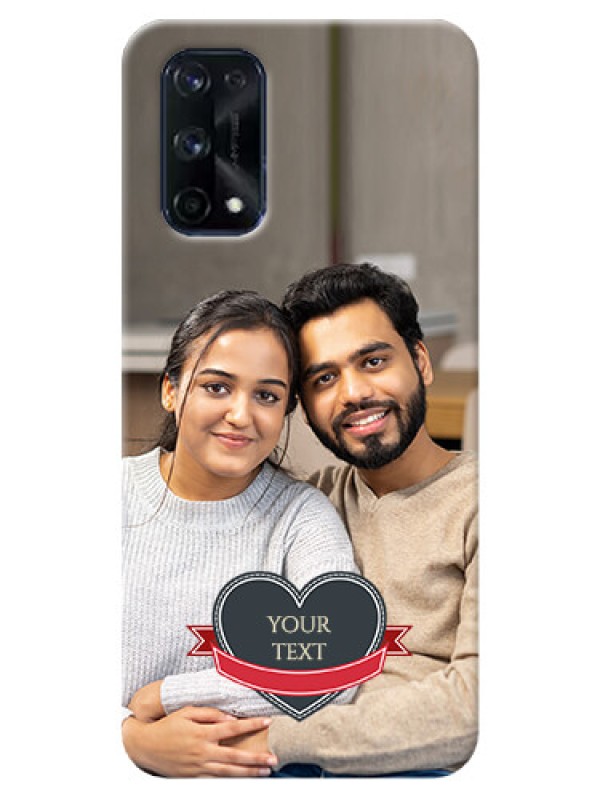 Custom Realme X7 Pro mobile back covers online: Just Married Couple Design
