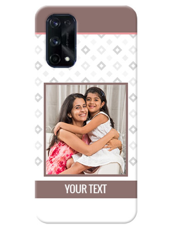 Custom Realme X7 Pro custom back covers: Simple Diamond Design