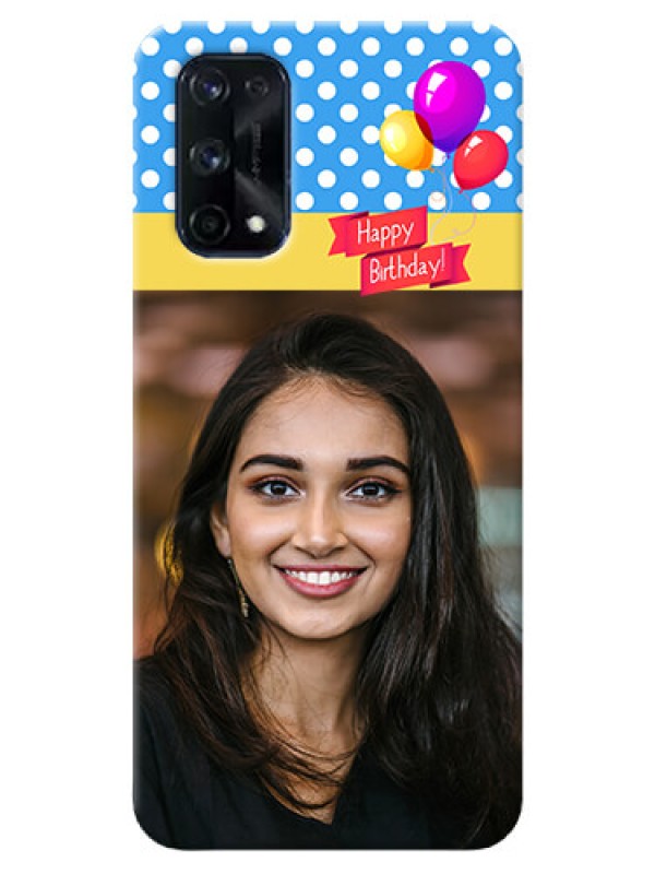 Custom Realme X7 Pro custom mobile back covers: Happy Birthday Design
