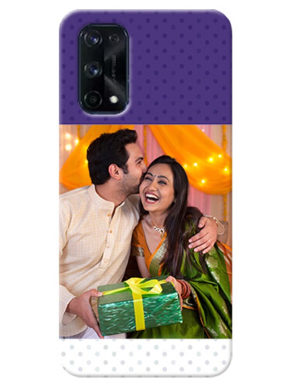 Custom Realme X7 Pro mobile phone cases: Violet Pattern Design