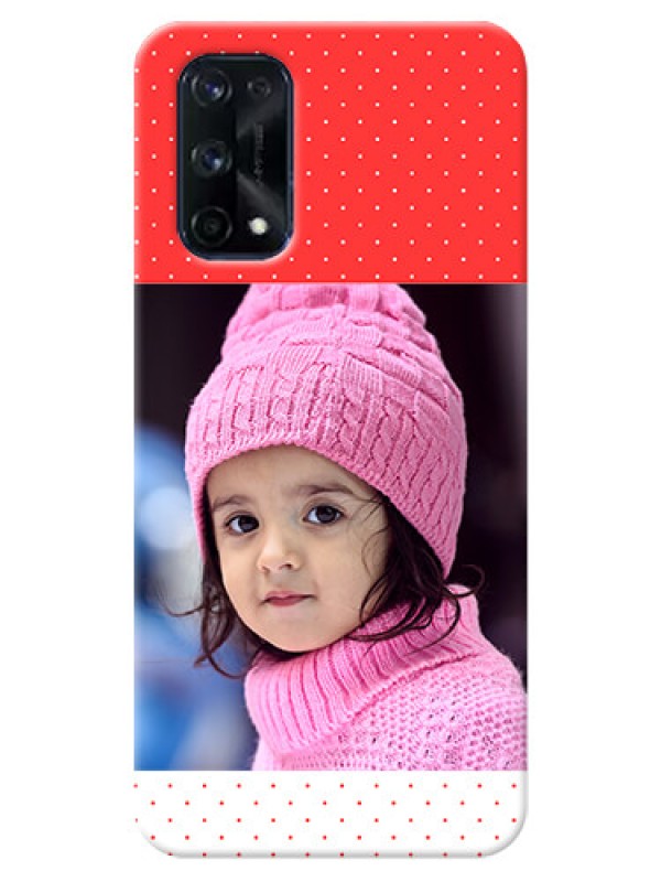 Custom Realme X7 Pro personalised phone covers: Red Pattern Design
