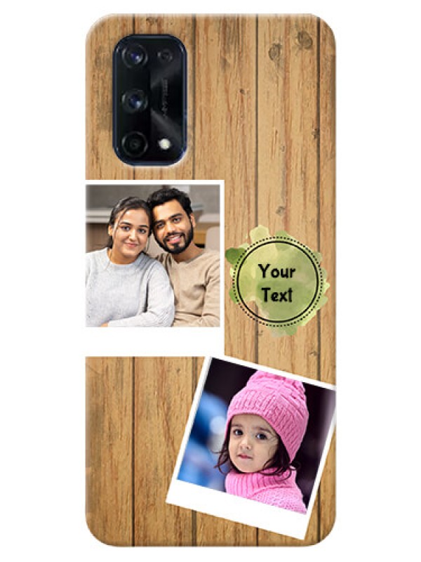 Custom Realme X7 Pro Custom Mobile Phone Covers: Wooden Texture Design