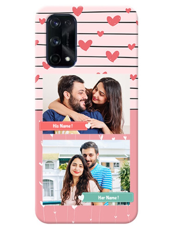 Custom Realme X7 Pro custom mobile covers: Photo with Heart Design