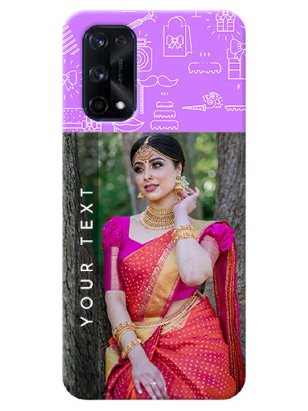 Custom Realme X7 Pro Personalized Phone Cases: Birthday Icons Design