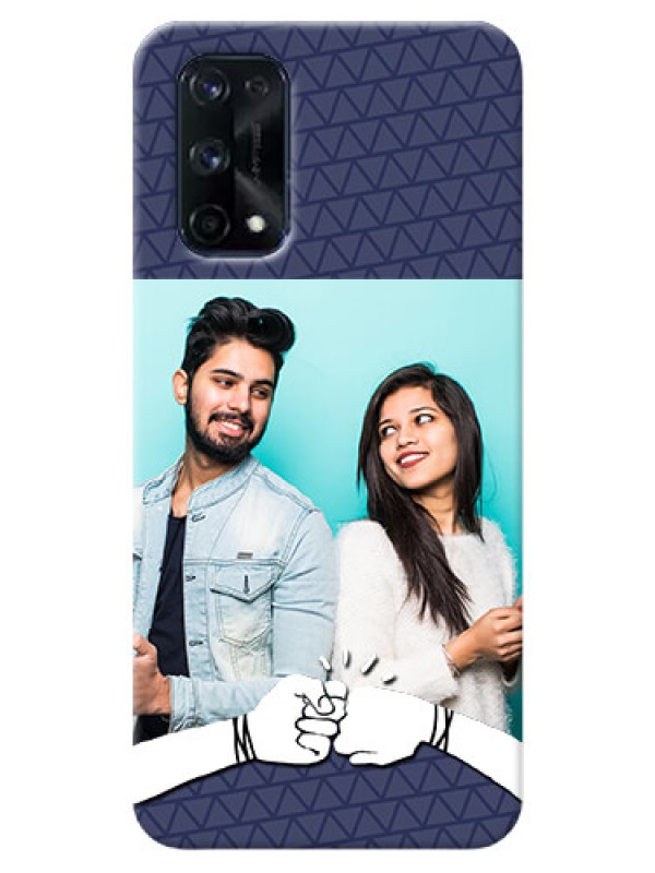 Custom Realme X7 Pro Mobile Covers Online with Best Friends Design  