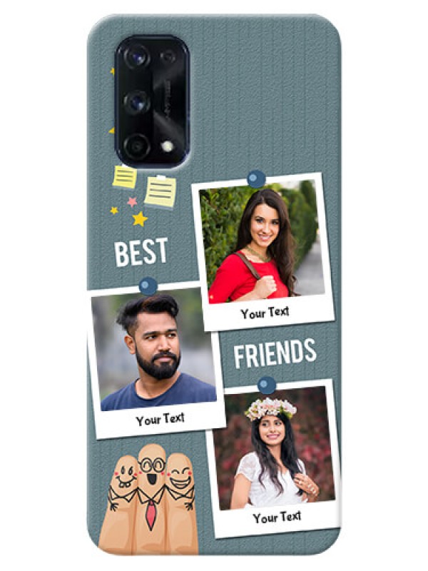 Custom Realme X7 Pro Mobile Cases: Sticky Frames and Friendship Design