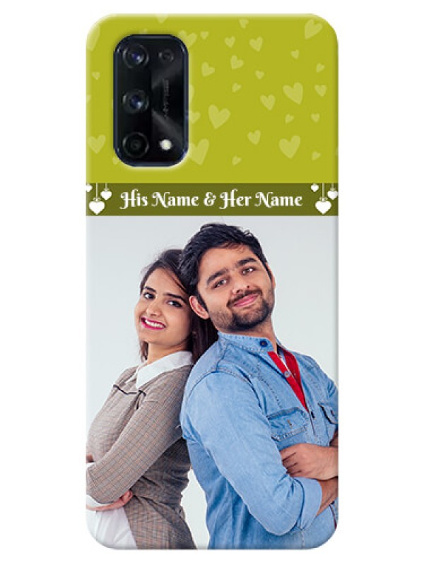 Custom Realme X7 Pro custom mobile covers: You & Me Heart Design