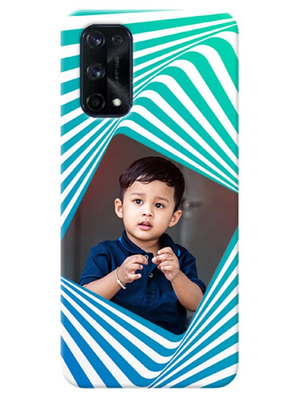 Custom Realme X7 Pro Personalised Mobile Covers: Abstract Spiral Design