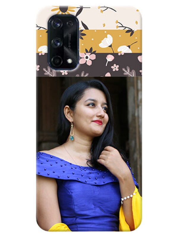 Custom Realme X7 Pro mobile cases online: Stylish Floral Design