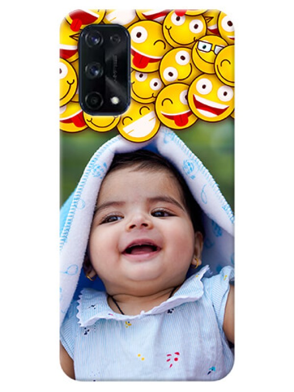 Custom Realme X7 Pro Custom Phone Cases with Smiley Emoji Design