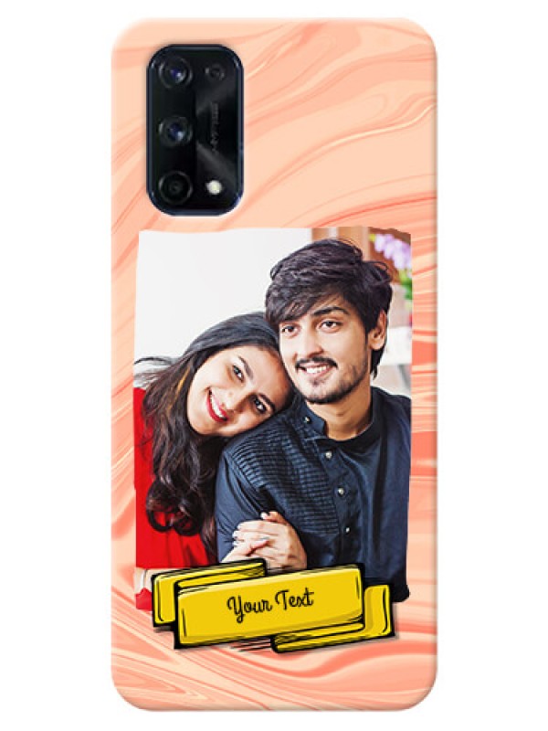 Custom Realme X7 Pro Customized Phone Cases: Marble Texture Design