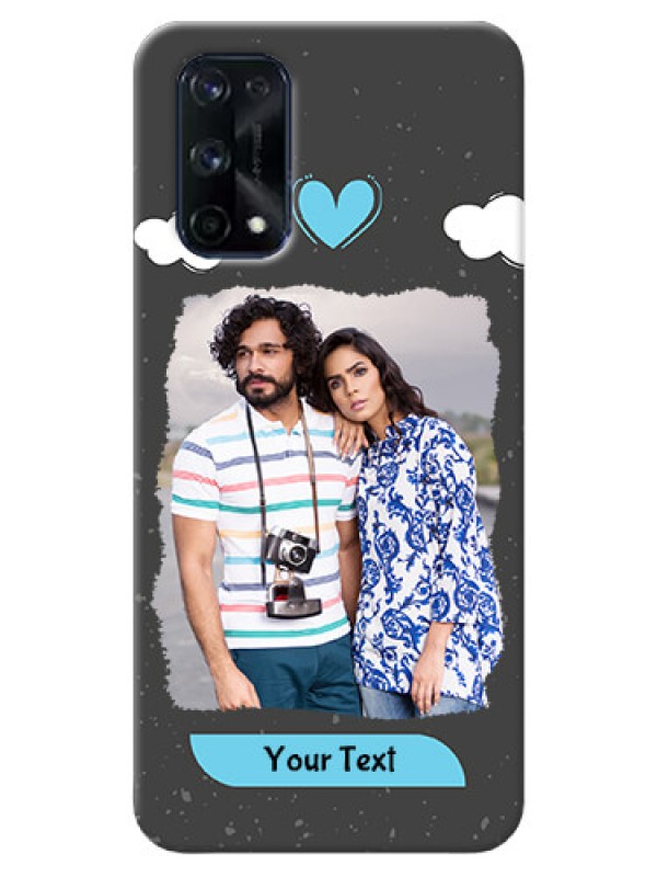 Custom Realme X7 Pro Mobile Back Covers: splashes with love doodles Design