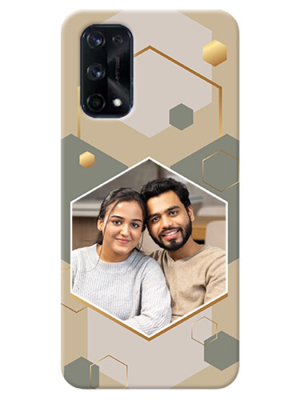 Custom Realme X7 Pro Phone Back Covers: Stylish Hexagon Pattern Design