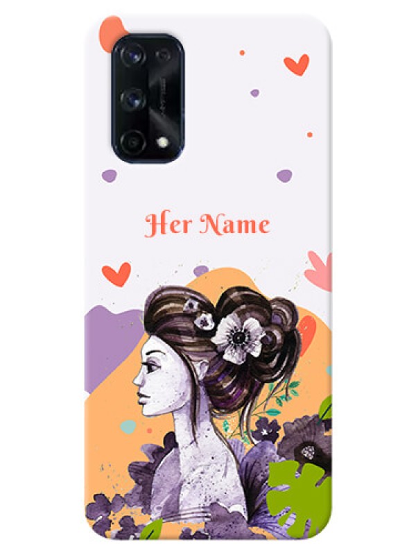 Custom Realme X7 Pro Custom Mobile Case with Woman And Nature Design