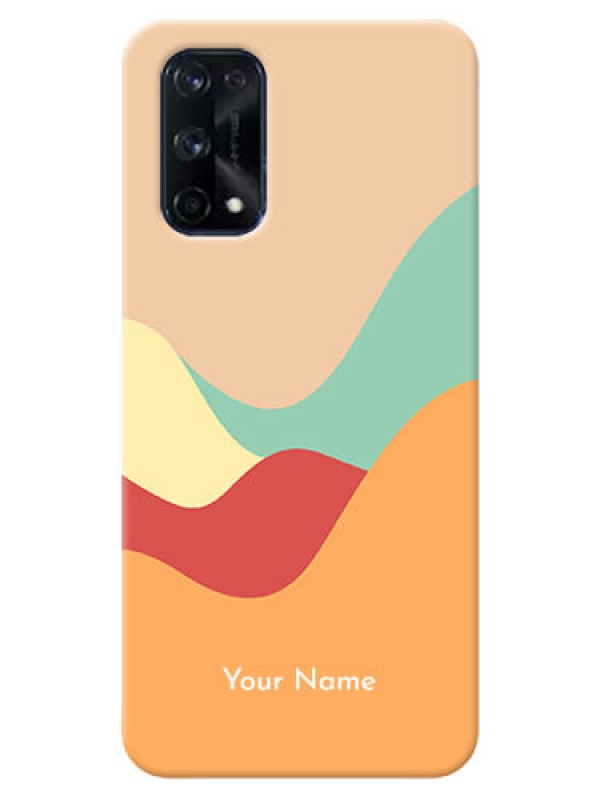 Custom Realme X7 Pro Custom Mobile Case with Ocean Waves Multi-colour Design