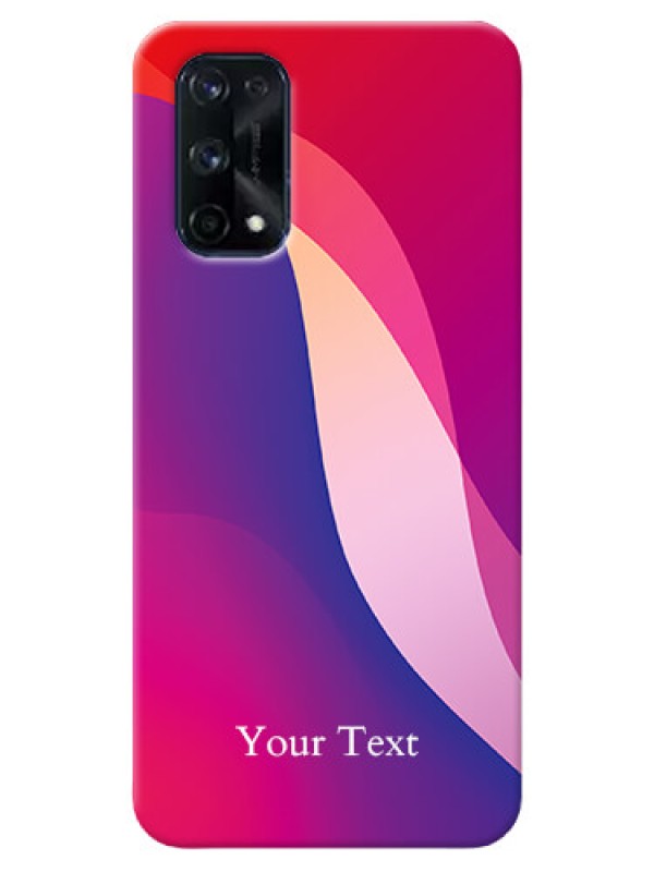 Custom Realme X7 Pro Mobile Back Covers: Digital abstract Overlap Design