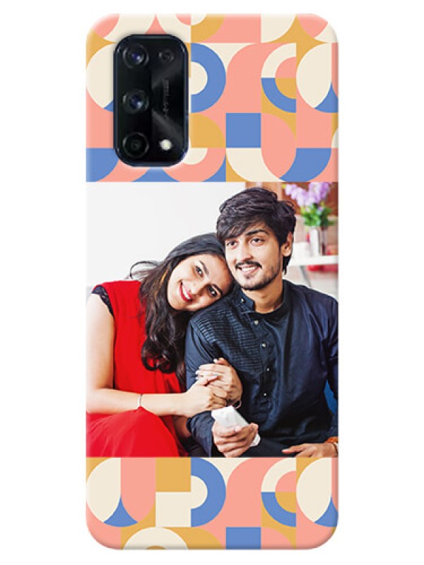 Custom Realme X7 Pro Custom Phone Covers: Semi-circle Maze Pattern Design