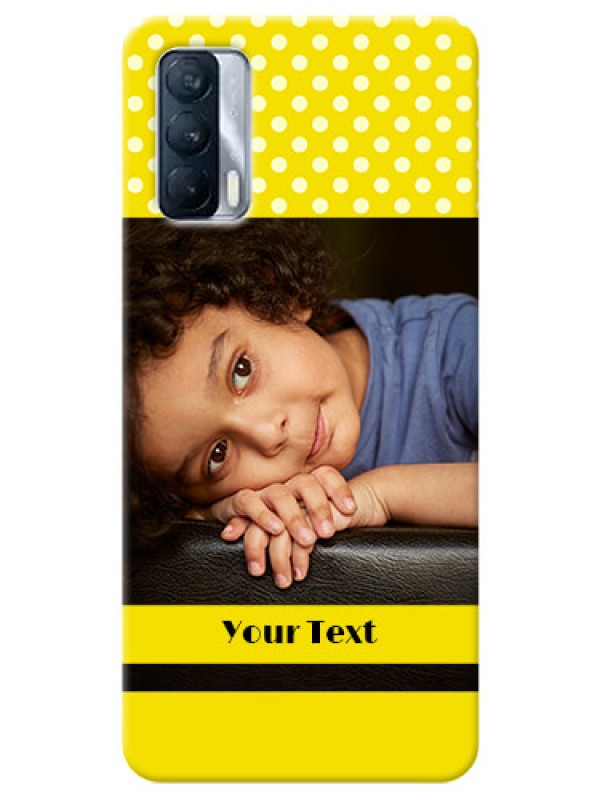 Custom Realme X7 Custom Mobile Covers: Bright Yellow Case Design