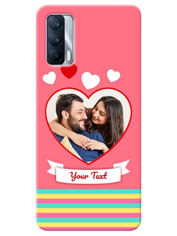 Custom Realme X7 Personalised mobile covers: Love Doodle Design