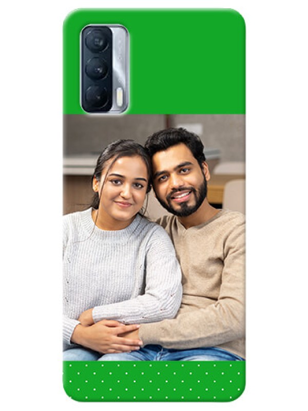 Custom Realme X7 Personalised mobile covers: Green Pattern Design