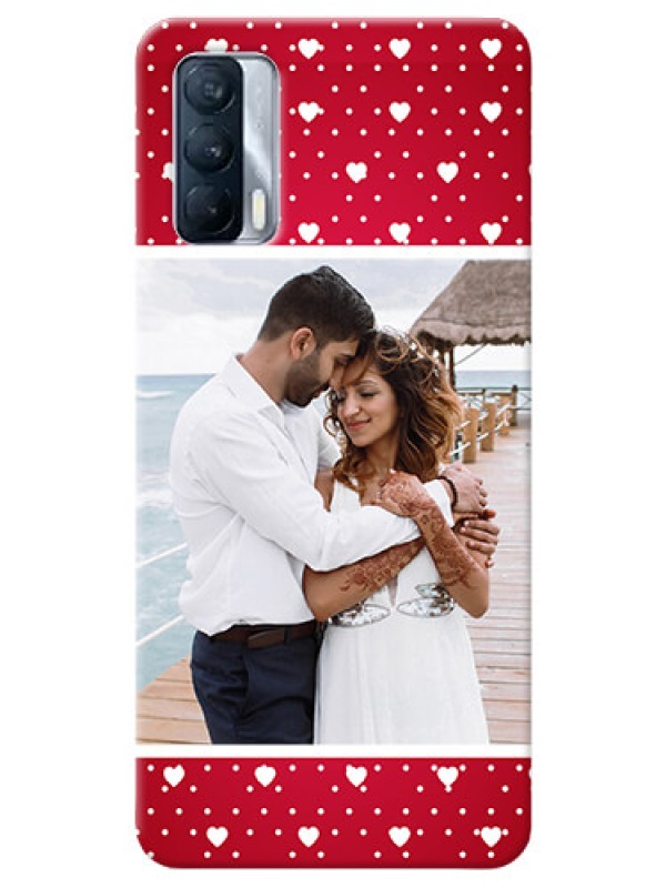 Custom Realme X7 custom back covers: Hearts Mobile Case Design