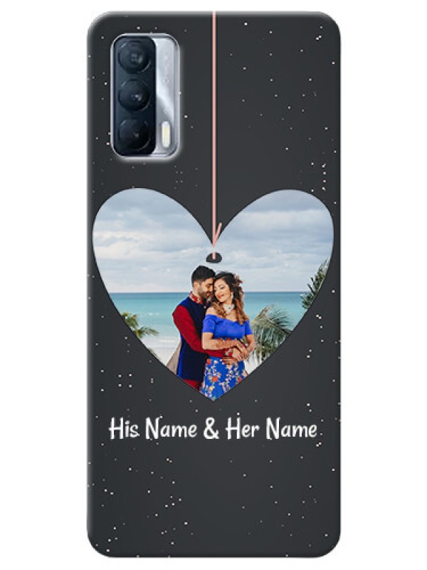 Custom Realme X7 custom phone cases: Hanging Heart Design