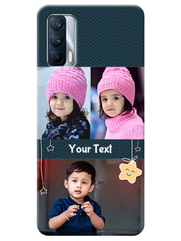 Custom Realme X7 Mobile Back Covers Online: Hanging Stars Design