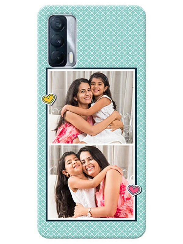 Custom Realme X7 Custom Phone Cases: 2 Image Holder with Pattern Design