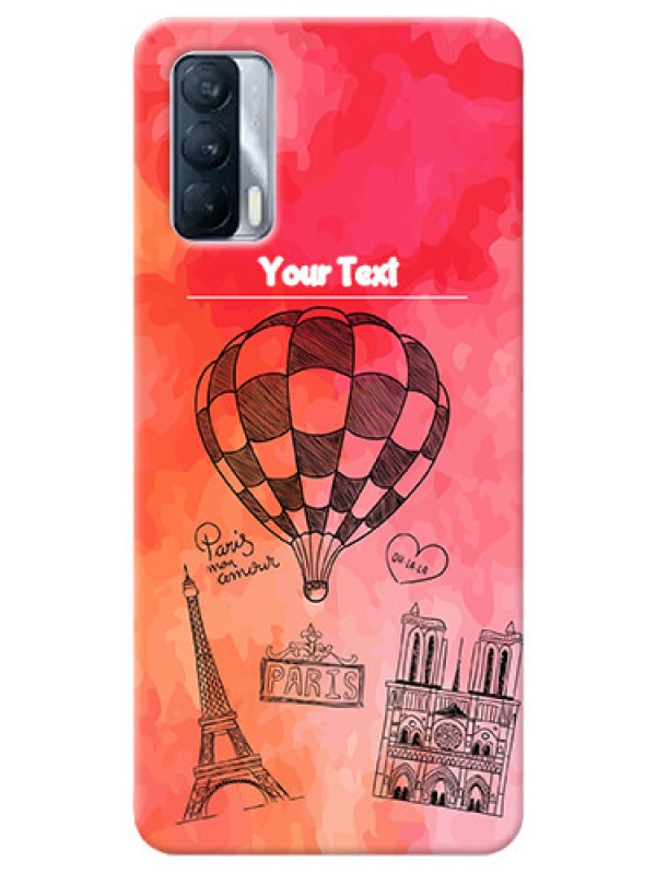 Custom Realme X7 Personalized Mobile Covers: Paris Theme Design