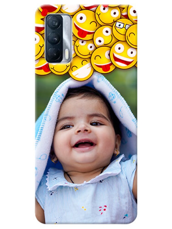 Custom Realme X7 Custom Phone Cases with Smiley Emoji Design