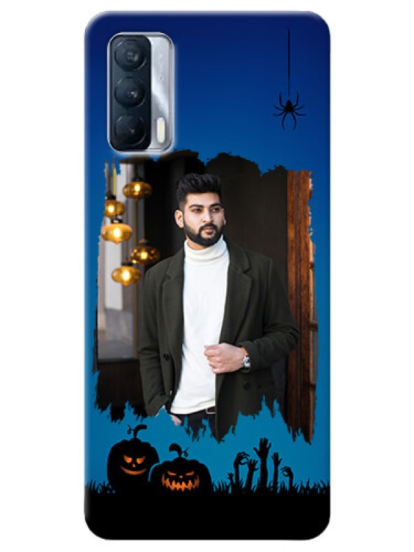 Custom Realme X7 mobile cases online with pro Halloween design 
