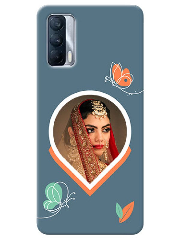 Custom Realme X7 Custom Mobile Case with Droplet Butterflies Design