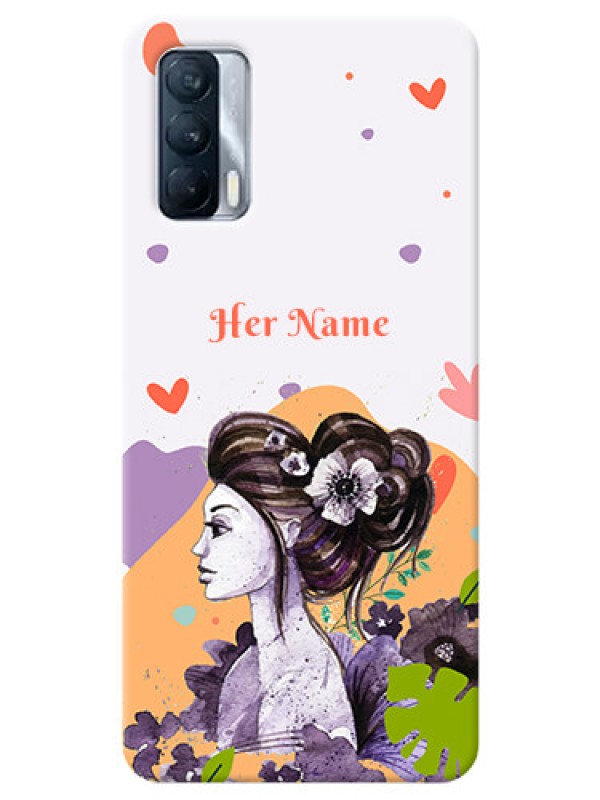 Custom Realme X7 Custom Mobile Case with Woman And Nature Design