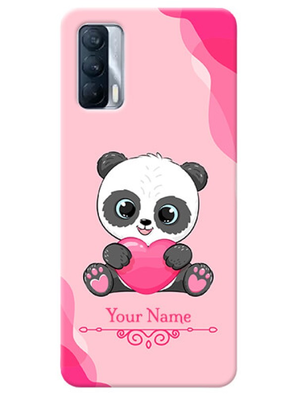 Custom Realme X7 Mobile Back Covers: Cute Panda Design