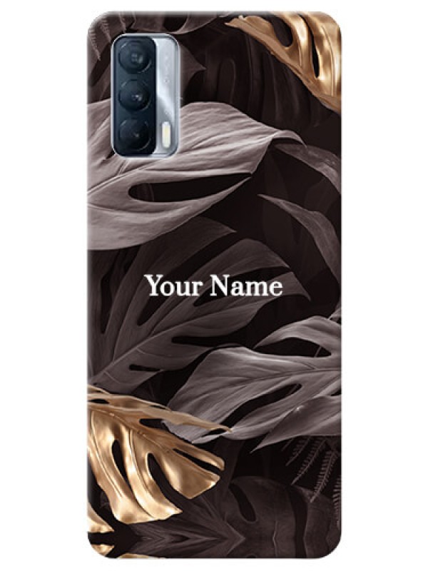Custom Realme X7 Mobile Back Covers: Wild Leaves digital paint Design
