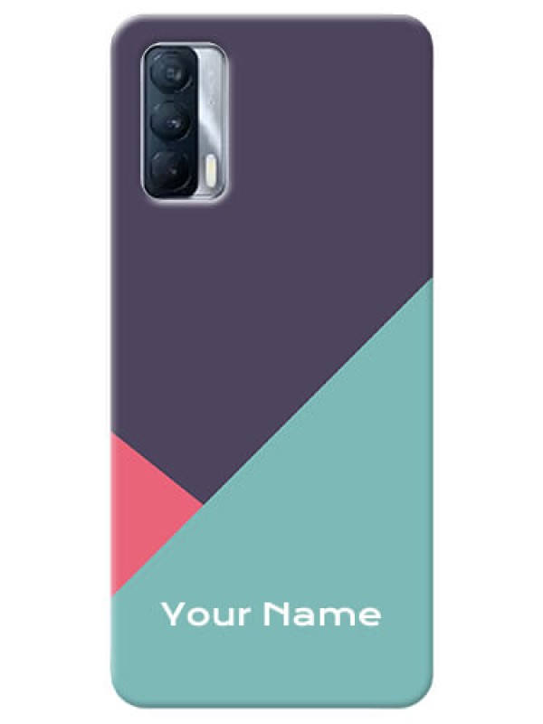 Custom Realme X7 Custom Phone Cases: Tri Color abstract Design