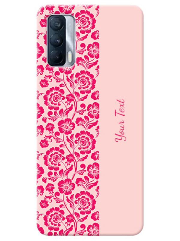 Custom Realme X7 Phone Back Covers: Attractive Floral Pattern Design