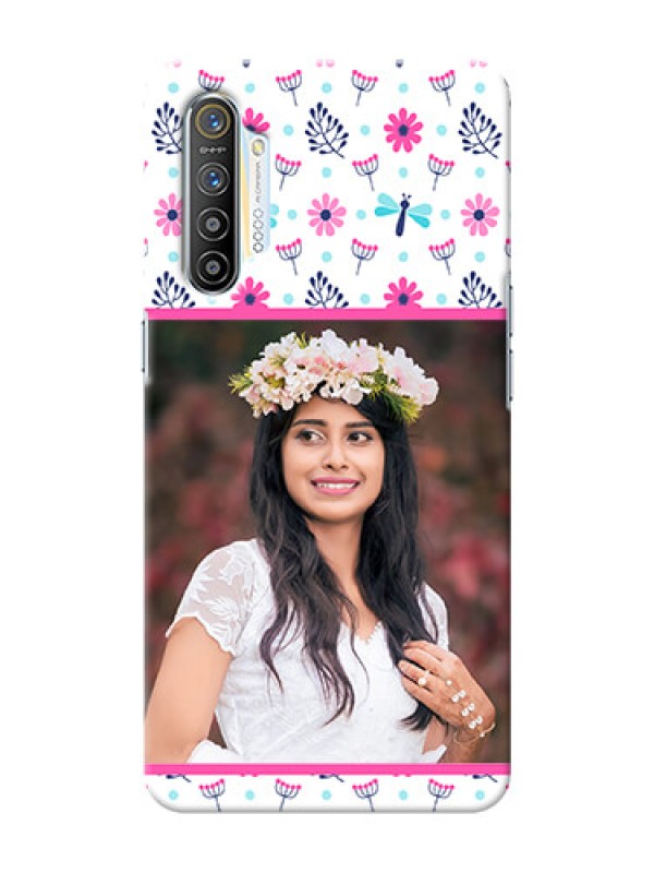 Custom Realme XT Mobile Covers: Colorful Flower Design