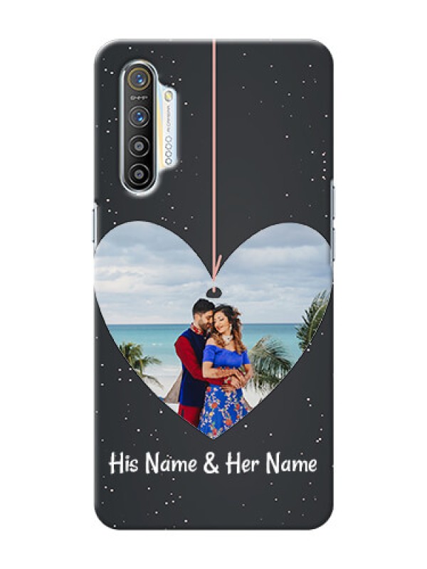 Custom Realme XT custom phone cases: Hanging Heart Design